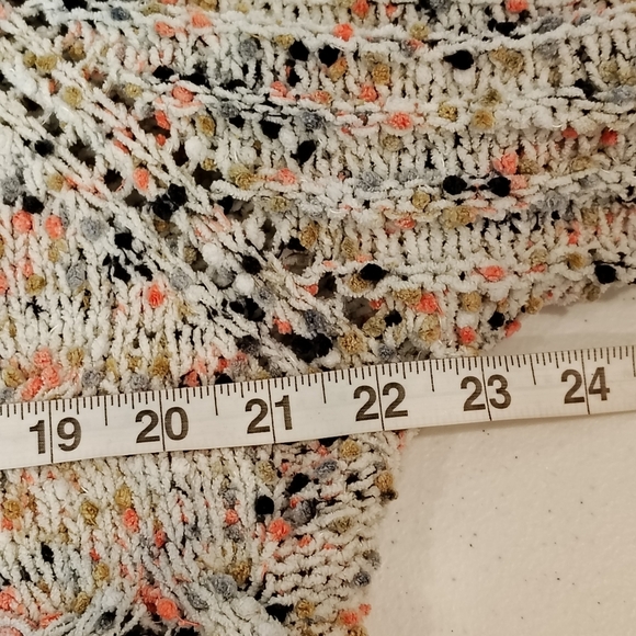 Moon & Madison Confetti Sweater Sz Extra Small Cowl Neck Multicolor Cozy - Picture 11 of 12